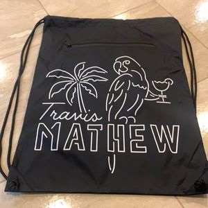 Travis Mathew drawstring bag
